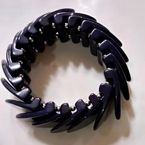 Brazaletes de Resina de Diseño Completo y Elegante Personalizados, Brazalete de Epoxi de Tamaño Pequeño, Joyería de Boda para Mujer - Product Image 3