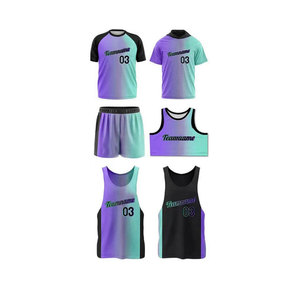 Custom Sublimation Soccer Apparel Kit Men's Green Yellow Reversible Tank Top Shorts Hoodie Polo T-Shirt Pants <b>Socks</b> - Product Image 6