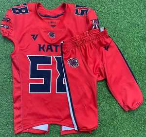 ชุดเครื่องแบบอเมริกันฟุตบอลพิมพ์ลายระเหิดได้,เครื่องแบบอเมริกันฟุตบอลปรับแต่งโลโก้ได้ตามต้องการ - Product Image 5