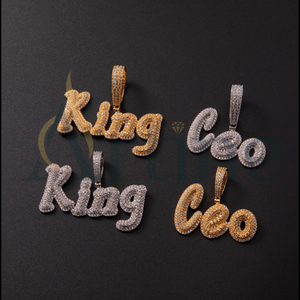 <b>Letter</b> Pendant <b>Necklace</b> with Chain Nautical Style Jewelry for Unisex Use - Product Image 1