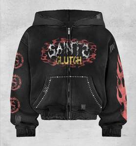 Sudadera con Pedrería Verano 2026, Estilo Retro Vintage, Informal, Tejida, Antiarrugas, Secado Rápido, Ecológica, Transpirable, Corte Holgado - Product Image 5