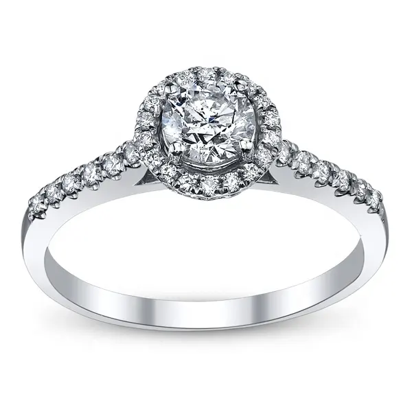 14k gold jewelry couple diamond rings, fashion custom eternity wedding engagement gold finger ring design for women