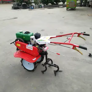 agricultural gasoline diesel tiller mini power tiller 7HP 9HP cultivator power tiller machine with attachments price