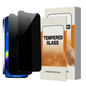 Oem Customize For Iphone 13 14 15 Pro Anti Spy Privacy 5d Glass Screen Protector For Iphone For Iphone 15