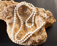 Tasbih Mala élégant et tendance en os poli, écologique, fait main, perles de prière islamiques pour la méditation et le culte, cadeau Tradebyd