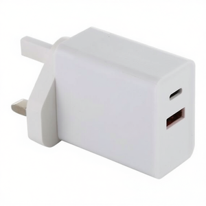 UK <b>Plug</b> Power <b>Adapter</b> PD QC3.0 Fast Charger 24W for Travel Convenient and Efficient - Product Image 2