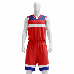 Maillot et short de basketball en maille respirante en polyester, évacuant l'humidité, couleurs, numéros et logo personnalisables, coupe athlétique, performance - Product Image 1