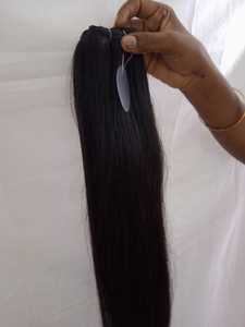 Vente directe de l'Inde Extension de cheveux Remy naturels lisses tissés à la machine de meilleure qualité - Product Image 3