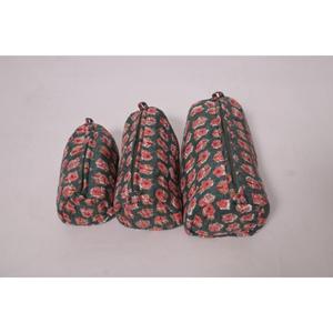 Indian Cotton Durable Portable <b>Large</b> Capacity Waterproof Fashion Printed <b>Makeup</b> Pouch Travel Zipper for Cosmetic <b>Bag</b> - Product Image 3