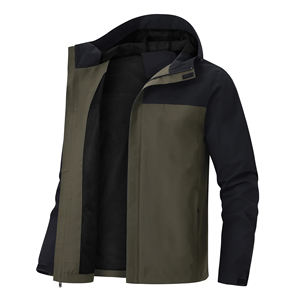 Chaquetas Softshell transpirables para hombre, ropa de invierno de secado rápido, chaquetas de diseño OEM, venta al por mayor, ropa de primavera para exteriores, chaquetas Softshell - Product Image 1