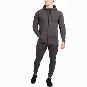 Survêtements Survêtements pour hommes Sweats à capuche unis et pantalons de survêtement à cordon Terry Streetwear Ensembles de sweats à capuche pour hommes - Product Image 5
