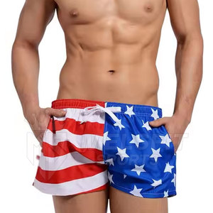Lightweight <b>Men's</b> <b>Shorts</b> Soft Breathable Fabric <b>Elastic</b> <b>Waist</b> Closure Solid Pattern for Travel Sports Relaxing Casual Wear - Product Image 2
