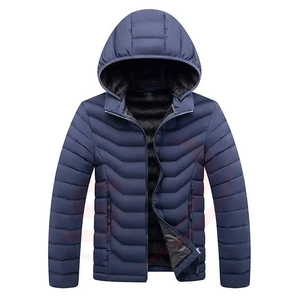Custom Men's Winter <b>Jackets</b> Casual Windproof <b>Waterproof</b> Puffer <b>Jacket</b> with Hood <b>Warm</b> Outerwear Made in Pakistan OEM Available - Product Image 2