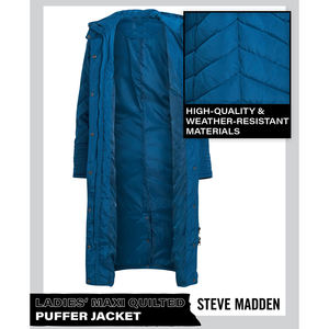 Vente en gros de duvet long d'hiver au prix d'usine Veste unisexe à capuche en duvet de canard Veste d'hiver longue de marque pour femmes - Product Image 3