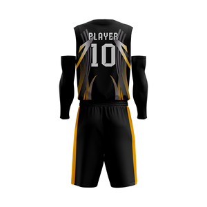Nouvel arrivage Maillot de basket-ball personnalisé et short ensemble d'uniformes vêtements de sport réversibles pour les jeunes adultes OEM ODM disponible - Product Image 4
