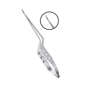 Porte-aiguilles Yasargill, ciseaux courbés, acier inoxydable, ensemble d'instruments manuels, haute qualité, certifié CE, usage hospitalier - Product Image 1