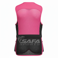 Gilet de tir cible Pigeon en argile de haute qualité avec coussin de recul en daim et grandes poches de cartouche gilet de tir en argile pour femmes