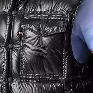 Gilet matelassé en toile imperméable et durable pour homme, décontracté, chaud, sans manches, pour l'hiver, personnalisation du logo OEM/ODM, vente en gros - Product Image 4