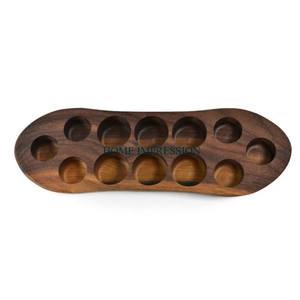 Portavasos de madera maciza de gran tamaño y gran calidad, diseño admirable, portavasos de madera hecho a mano de madera pura a bajo precio - Product Image 2