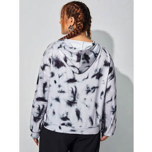 Women's Lightweight Fleece Pullover Hoodie Custom Oversized <b>Winter</b> <b>Top</b> with Front Logo - Product Image 2