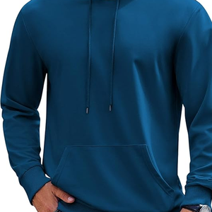 Sweats à capuche unisexe avec logo personnalisé de haute qualité saphir épais vêtements d'hiver surdimensionnés vêtements numériques grande taille pour hommes - Product Image 5