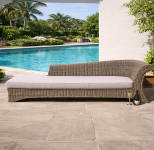 Tumbona Moderna para Exteriores, Resistente a los Rayos UV, de Mimbre Sintético, para Jardín, Patio, Piscina y Uso en Hoteles - Product Image 1