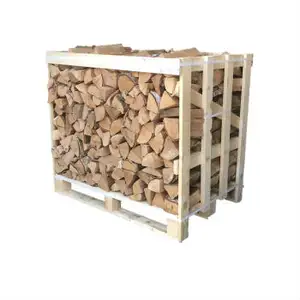 En kaliteli fırın kurutulmuş odun, meşe ve kayın odun günlükleri faz değişim malzemesi karışık ahşap
