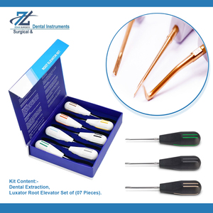 ชุดลิฟต์รากฟันแบบหรูหราชุดเครื่องมือสำหรับการผ่าตัดในช่องปากชุดเครื่องมือสกัดรากฟัน08 - Product Image 4