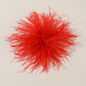 Nueva cinta de cerdo <span class=keywords><strong>con</strong></span> <span class=keywords><strong>plumas</strong></span> 8-10 cm seda de avestruz Nutria DIY decoración de disfraces de pasarela hecha a mano - Product Image 6