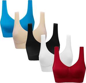 Sujetador Deportivo para Mujer de Primera Calidad, Ultra Cómodo y Transpirable, con Logotipo Frontal, para Correr y Entrenar, Soporte Medio, Tallas para Adultos - Product Image 3