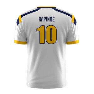 Camiseta de fútbol de cuello retro transpirable de alta calidad al por mayor, camiseta de fútbol uniforme de equipo de diseño personalizado para hombre - Product Image 2