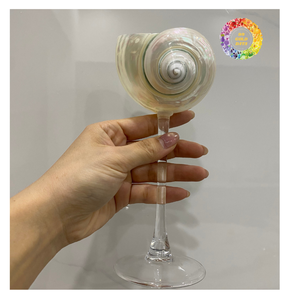 Fabriqué à la main Shell Cup Exotic Cocktail Cup Natural Style Drink Holder Party Barware Export Supply - Product Image 6