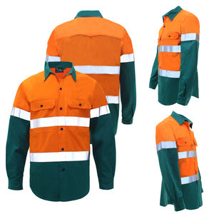 Impression numérique Chemise de sécurité pour hommes Meilleure conception Vente à chaud Top Tendance Taux raisonnable Chemise de sécurité respirante avec des produits durables - Product Image 5