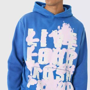 Sudadera con Capucha de Invierno Extra Grande con Serigrafía Personalizada, Totalmente Personalizable, de Poliéster/Algodón, Felpa de Alto Gramaje, con Bolsillo, Estilo Casual Urbano, Unisex - Product Image 4