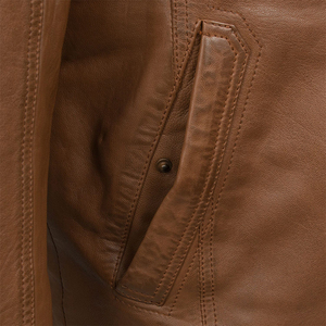 Veste en cuir d'hiver pour hommes Veste en cuir de meilleure qualité pour hommes Veste en cuir véritable pour hommes Veste en cuir pour unisexe - Product Image 4