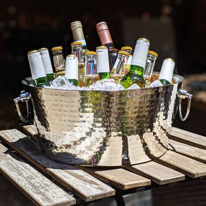 Refroidisseur à vin et à bière artisanal, articles de bar, seau à glace pour hôtel, maison et restaurant, pour fête décorative - Product Image 3