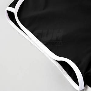 Shorts de sport pour femmes, de qualité supérieure, respirants, en élasthanne/nylon, à taille élastique, à motif uni, séchage rapide, vente chaude - Product Image 5