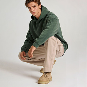 Meilleure qualité matériel durable hommes sweats à capuche bas quantité minimale de commande haute qualité vierge plaine lourd sweats à capuche surdimensionné - Product Image 2