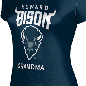 เสื้อยืดลาย Howard University grandma สำหรับครอบครัว hbcu ดีไซน์ด้านหน้าระบายอากาศได้ดี - Product Image 3