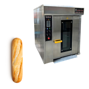 Factory Price <b>8</b> Trays Rotary Oven Bread Production Line Altuntop Trolley 20Kw/H Capacity Commercial Bread Oven Made in Vietnam - Product Image 1
