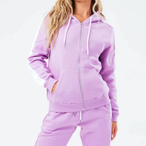 Conjunto Deportivo de Invierno para Mujer, Nuevo, a la Moda, de Alta Calidad, con Capucha, Secado Rápido, Transpirable, Ligero, Cintura Elástica, Personalizable en la Parte Delantera - Product Image 2