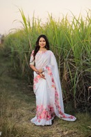 Sarong de mariée de style indien 2022, magnifique produit en soie, riche Minakari palette u, avec tissage de travail