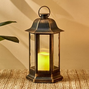 Antic Design Metal Brass Candle <b>Holders</b> Lanterns and Candle Stand Set for Wedding Dinner Table Decor - Product Image 1