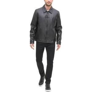 Veste en cuir pour homme, streetwear, imperméable, design personnalisé, fabrication en usine, style unique, qualité supérieure, veste en cuir 100% pur - Product Image 5