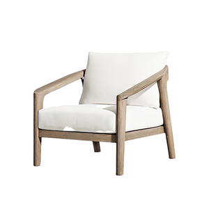 Productos populares Sofá de jardín de madera de teca moderno para muebles de patio al aire libre Juego de sofás con cojines Fábrica directa - Product Image 1