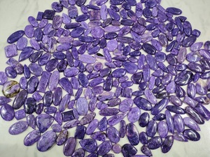 อัญมณีธรรมชาติสำหรับการตั้งค่าเครื่องประดับหิน Charoite Cabochons ธรรมชาติ-ขายส่งจำนวนมากของ Charoite ราคาขายส่งจำนวนมาก - Product Image 2