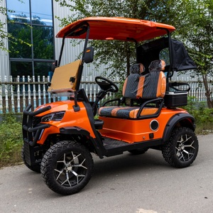 Carrito de Golf Eléctrico de 4 Ruedas para Adultos, 5KW, Batería de Litio de 60v, Carrito de Golf Rojo con Batería Lion, 2 Plazas, en Venta - Product Image 3