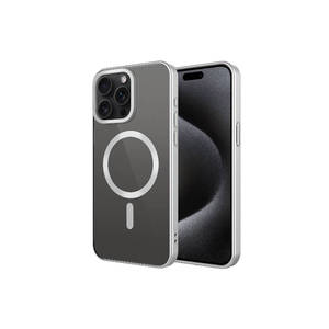 Netzy Premium Silicone Matte for MagSafe Wireless Charging Case for iPhone 15 Pro Max Anti-Fingerprint Shockproof Setro Cover - Product Image 1