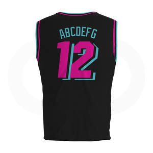 Maillot de basket-ball personnalisé en gros, qualité supérieure, design respirant, meilleur prix, votre propre design bienvenu, 100% polyester - Product Image 4