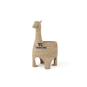 HOT Giraffe Shaped Storage <b>Basket</b> Eco-friendly Rattan <b>Toys</b> <b>Baskets</b> Woven <b>Basket</b> Kids Playing Room Nursery Decor - SGK02 - Product Image 5